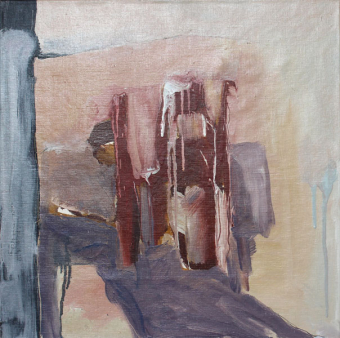 Stuhl  Nr. 3 / 64x64 cm / Acryl