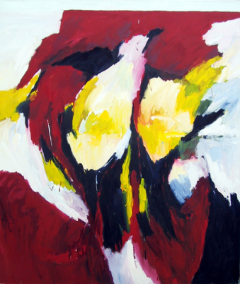 Sarah was ninety years old 140x120 cm / Acryl