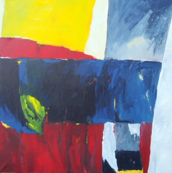 Te deum 150x150 cm / Acryl