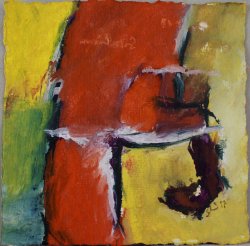 Silentium 3 / Inspired by Arvo Pärt / 26x21 cm / Oil